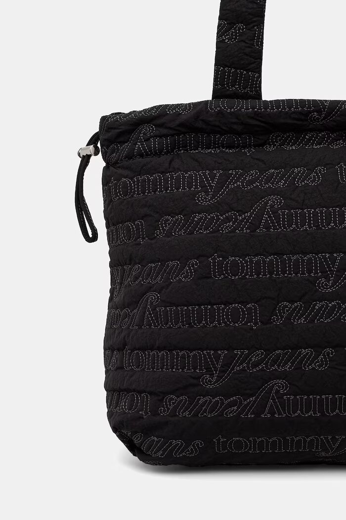 Tommy Jeans шопинг чанта дамска черна AW0AW18649