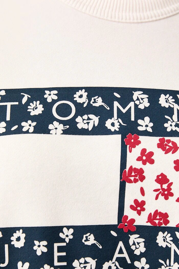 Tommy Jeans суичър дамски от памук бежов DW0DW23306