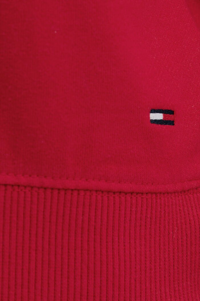 Tommy Jeans суичър дамски от памук червен DW0DW22835