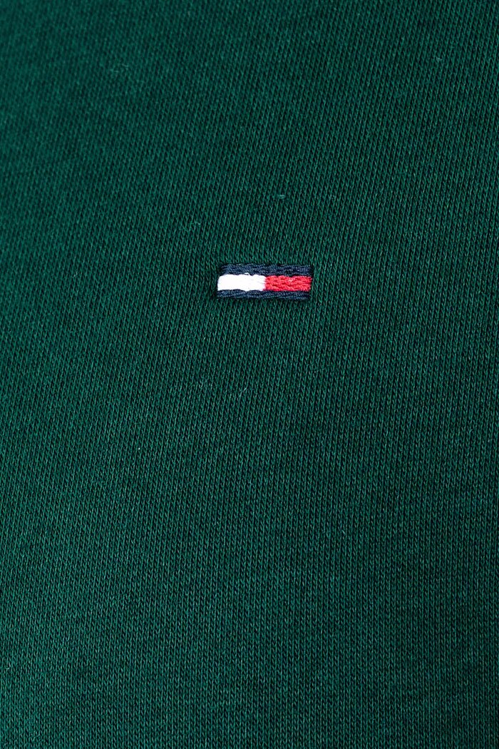Tommy Jeans суичър дамски с памук зелен DW0DW19959