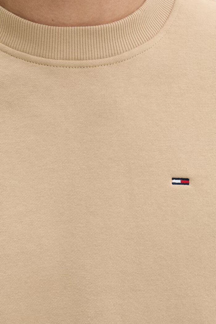 Tommy Jeans суичър мъжки от памук бежов DM0DM20741