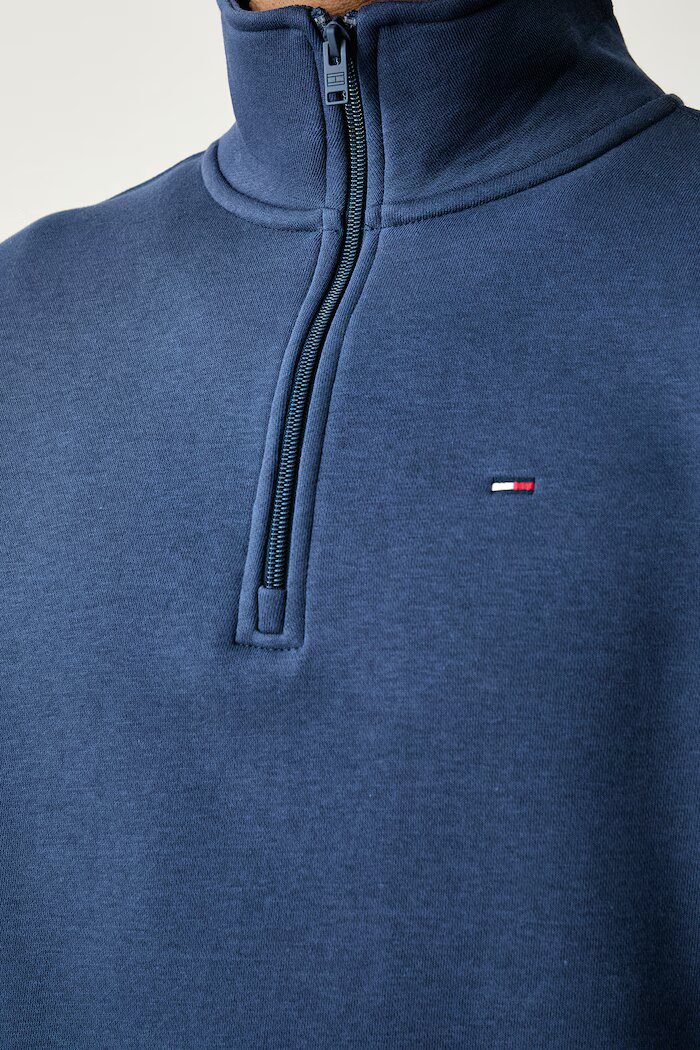 Tommy Jeans суичър мъжки с памук тъмносин DM0DM20339