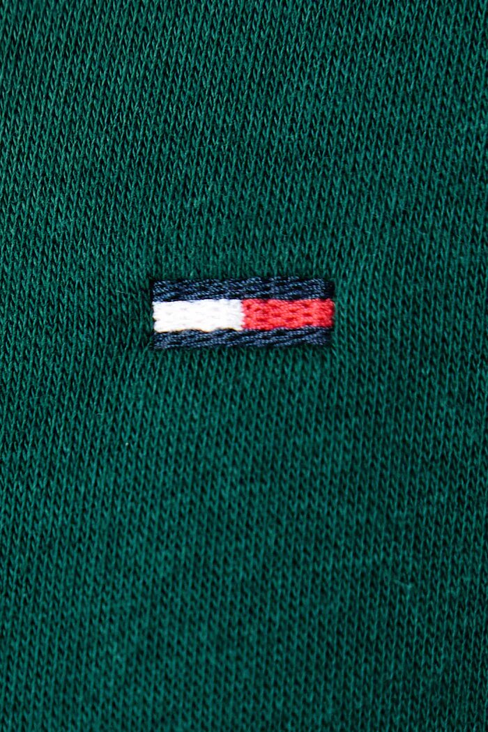 Tommy Jeans суичър с цип дамски с памук зелен DW0DW19729