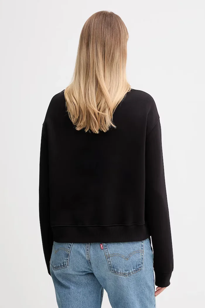 Tommy Jeans Суичър в черно с изчистен дизайн DW0DW21961