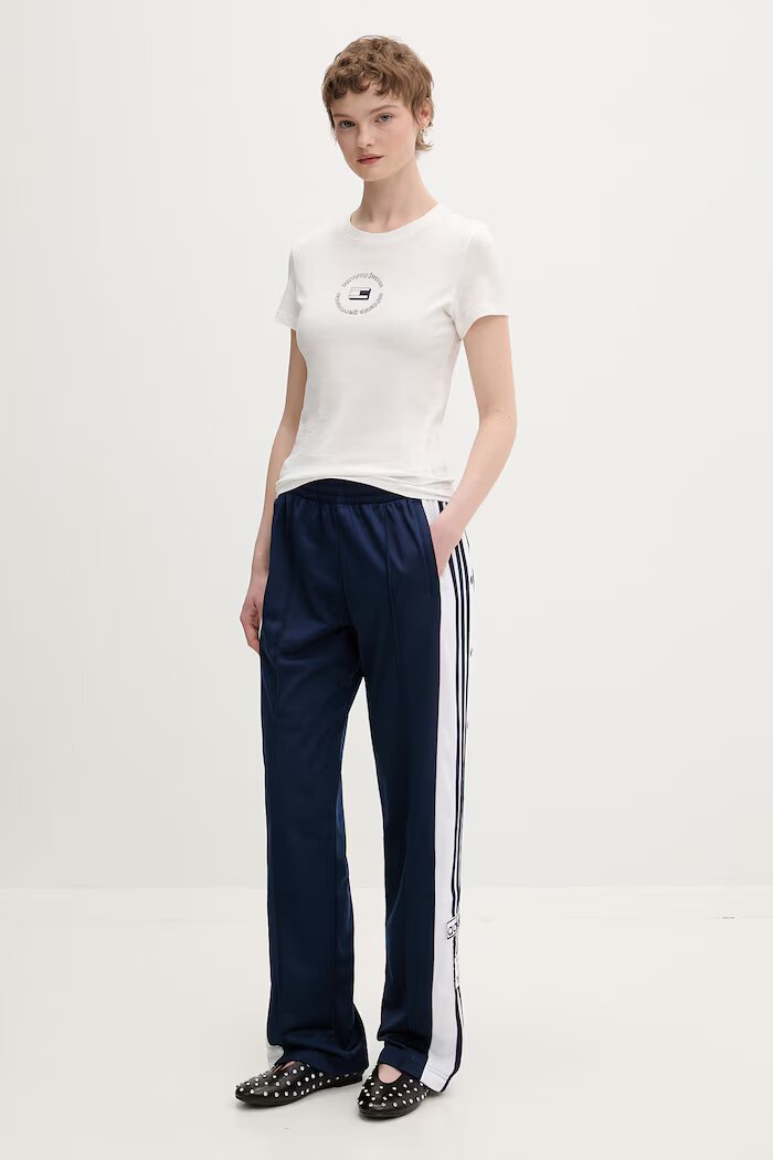 Tommy Jeans тениска basic дамска памучна бяла DW0DW22273
