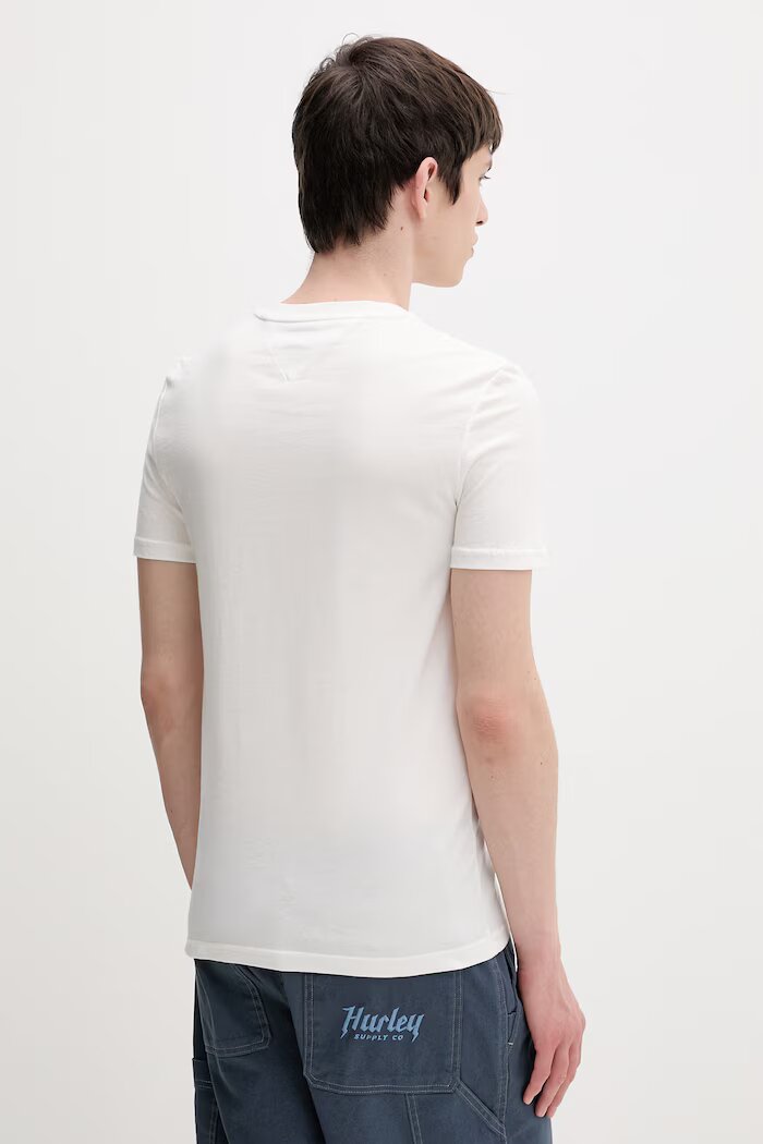 Tommy Jeans тениска basic мъжка от памук 2 броя бежова DM0DM20687