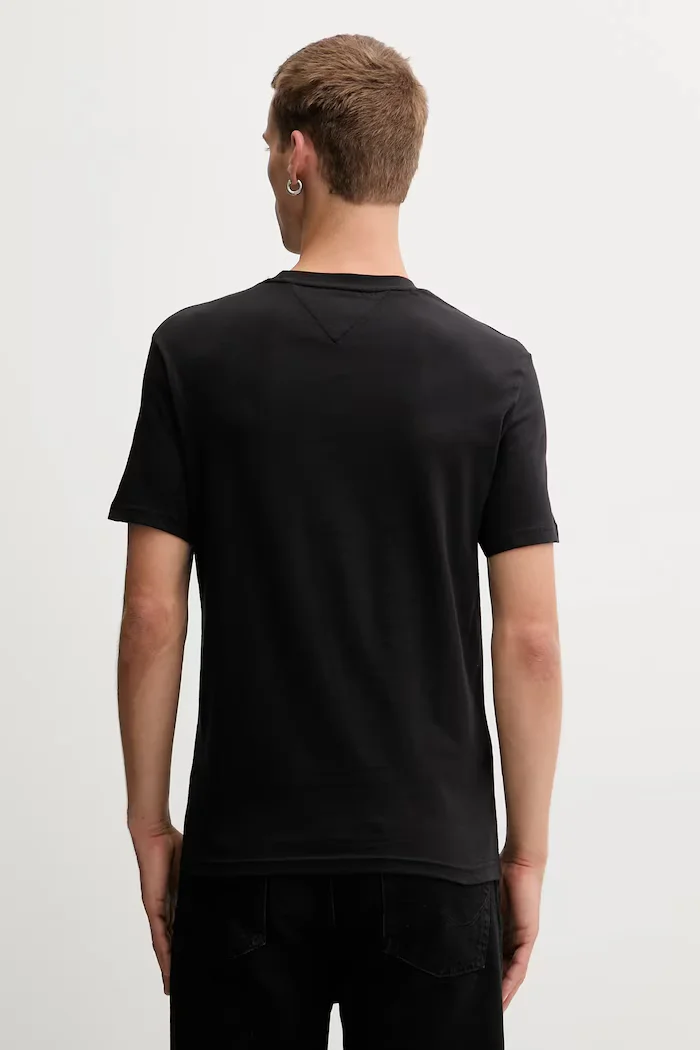 Tommy Jeans тениска basic мъжка от памук 2 броя тъмносиня DM0DM20687