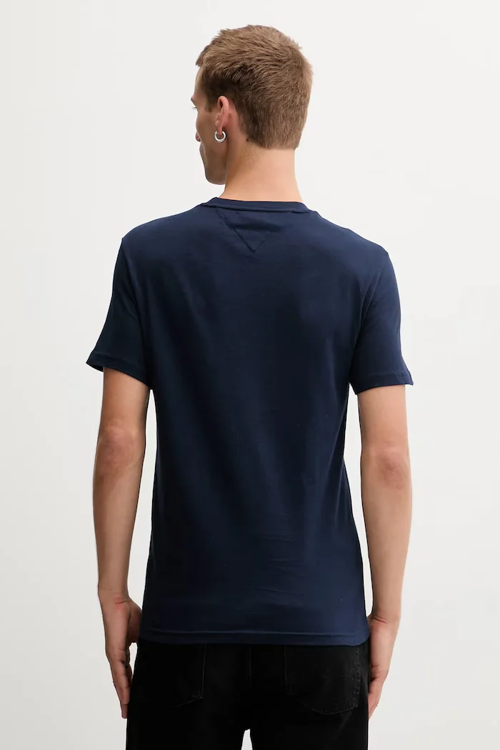 Tommy Jeans тениска basic мъжка от памук 2 броя тъмносиня DM0DM20687