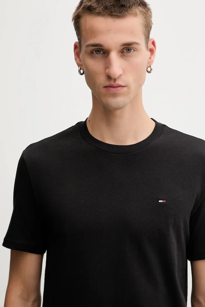 Tommy Jeans тениска basic мъжка от памук 2 броя тъмносиня DM0DM20687