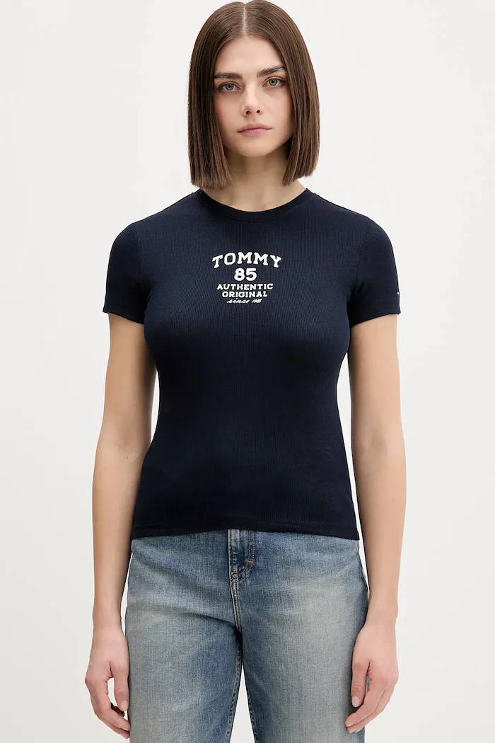 Tommy Jeans Тениска дамска в тъмносиньо DW0DW21849