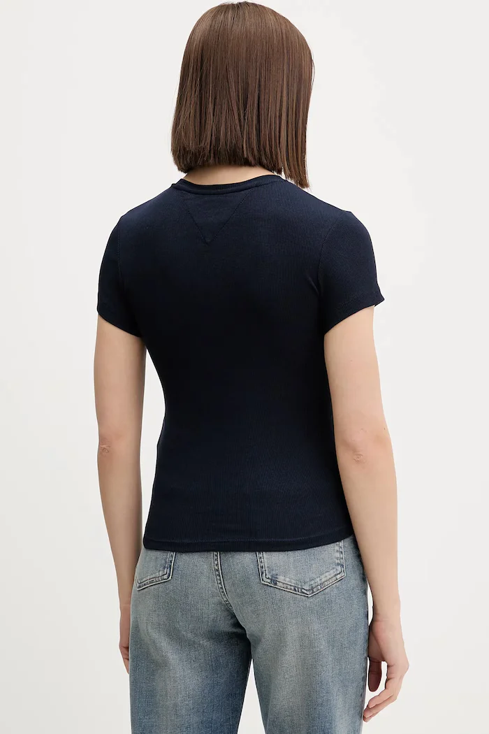 Tommy Jeans Тениска дамска в тъмносиньо DW0DW21849