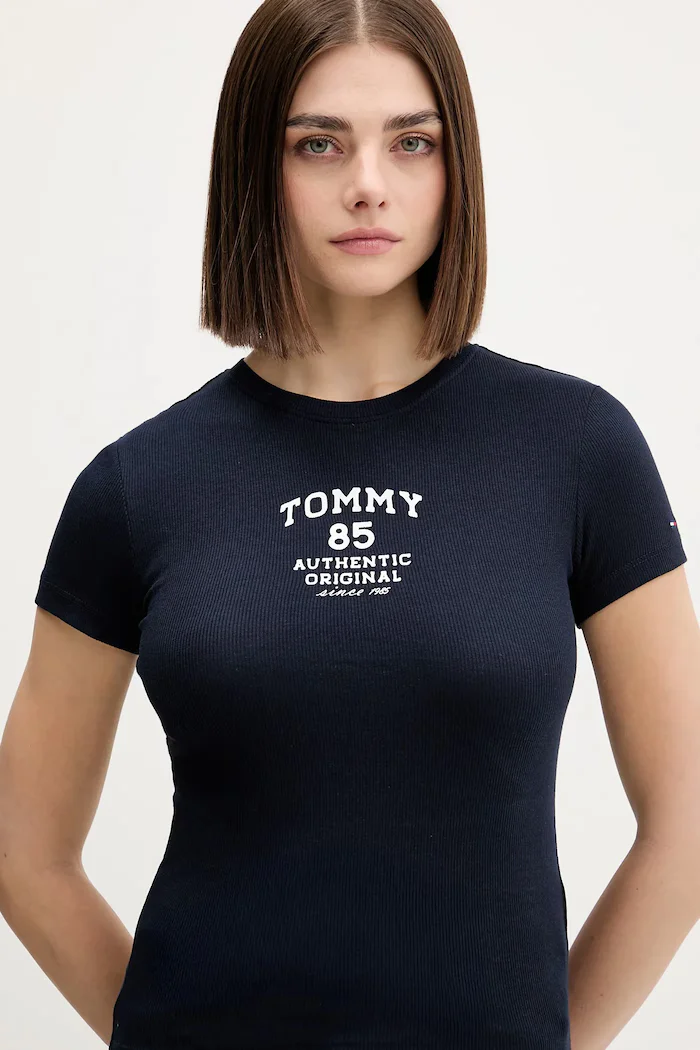 Tommy Jeans Тениска дамска в тъмносиньо DW0DW21849