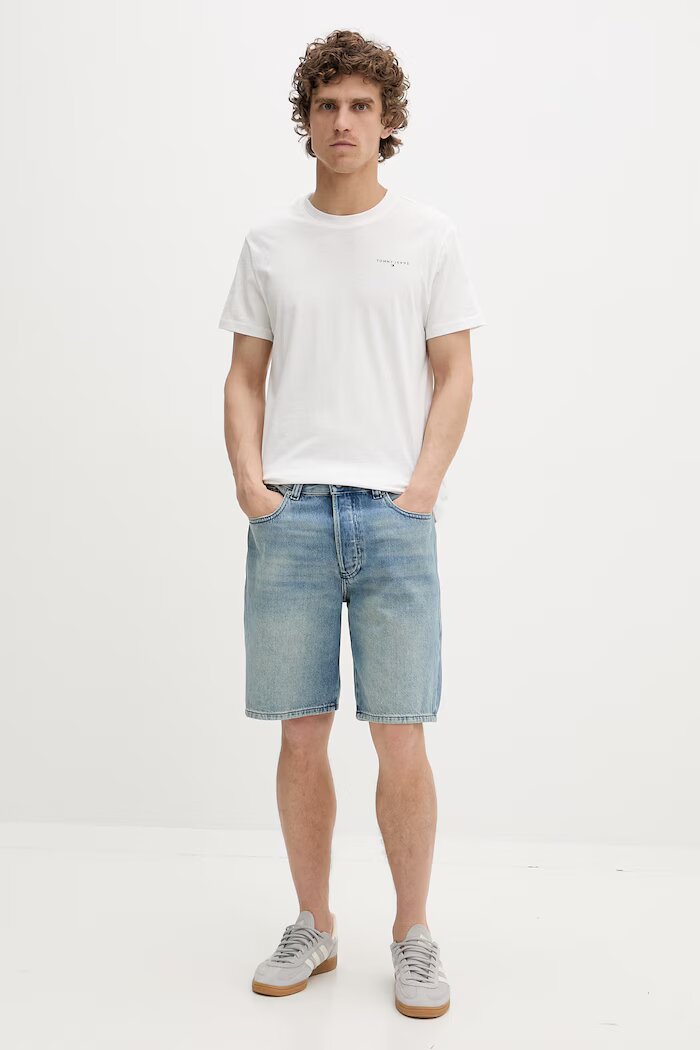 Tommy Jeans тениска мъжка от памук 2 броя черна DM0DM22316