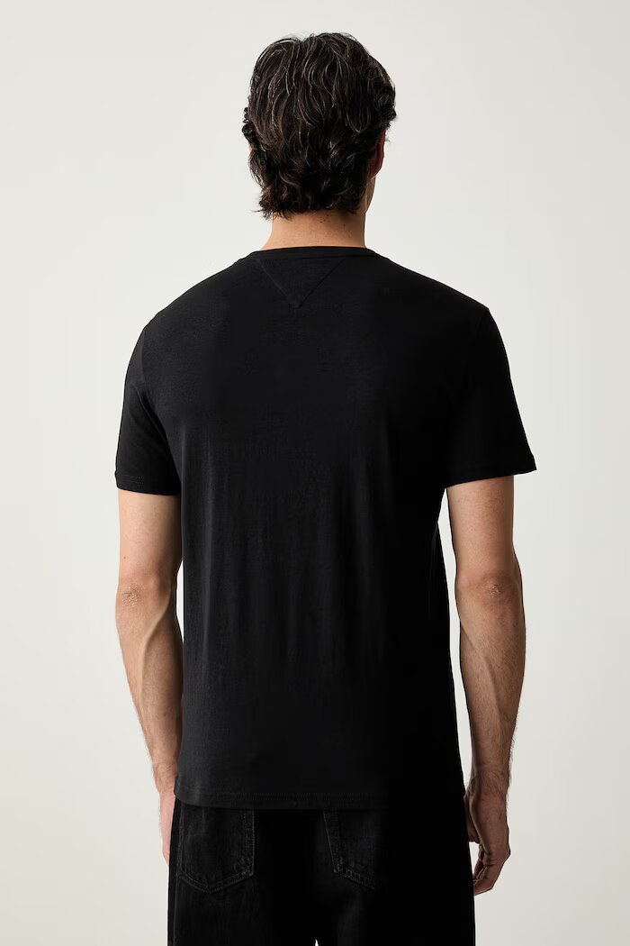 Tommy Jeans тениска мъжка от памук 3 броя бяла DM0DM21579