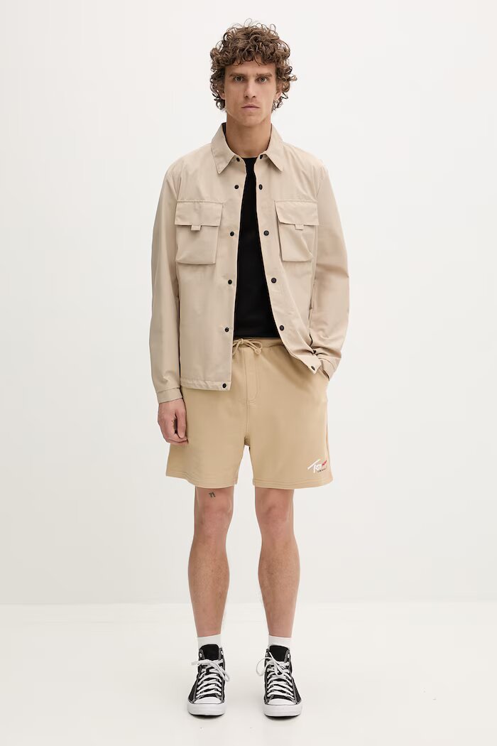 Tommy Jeans тениска мъжка от памук черна DM0DM22533