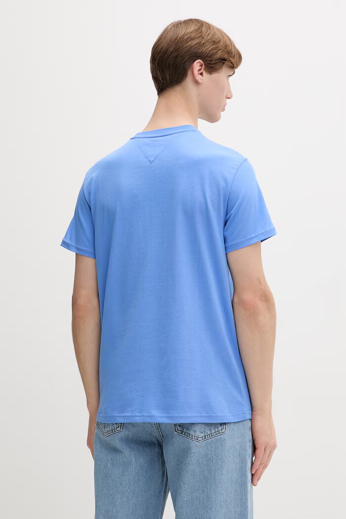 Tommy Jeans тениска мъжка от памук синя DM0DM22538