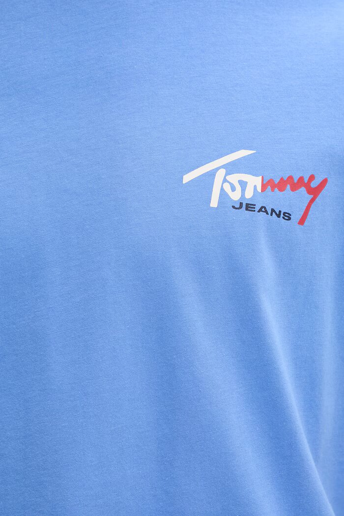 Tommy Jeans тениска мъжка от памук синя DM0DM22538
