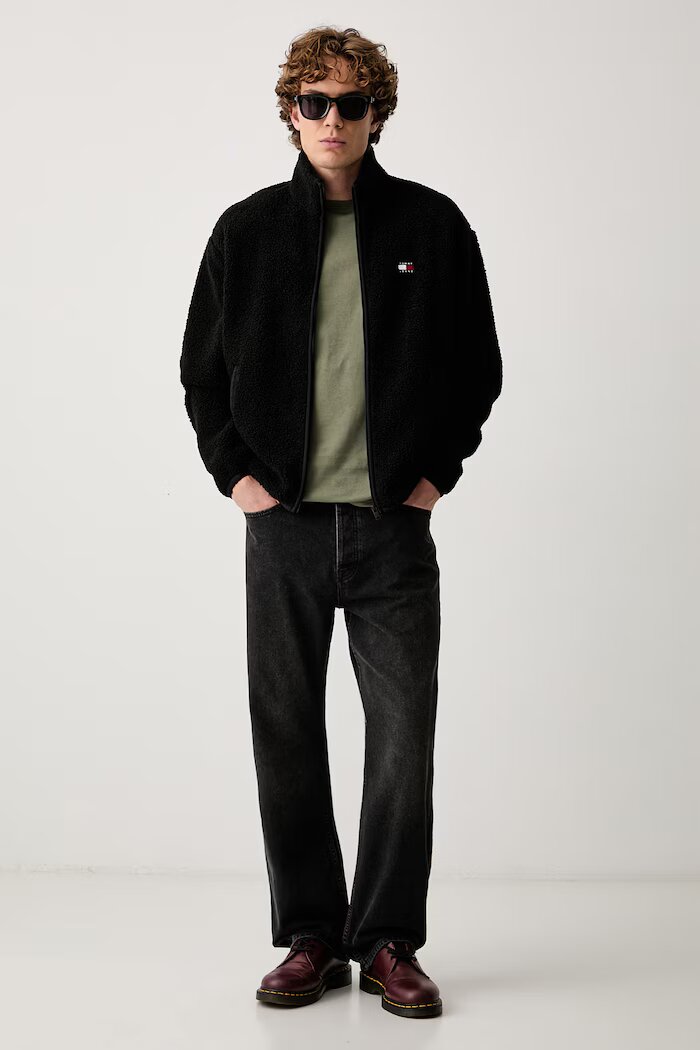 Tommy Jeans тениска мъжка от памук зелена DM0DM04411