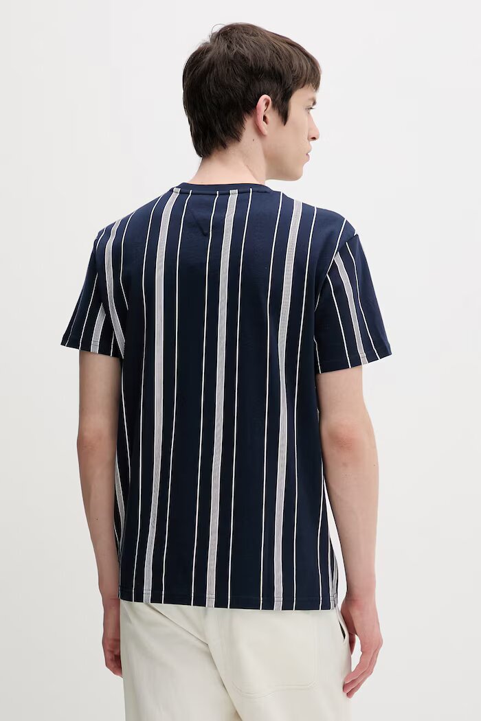 Tommy Jeans тениска мъжка памучна тъмносиня DM0DM21939