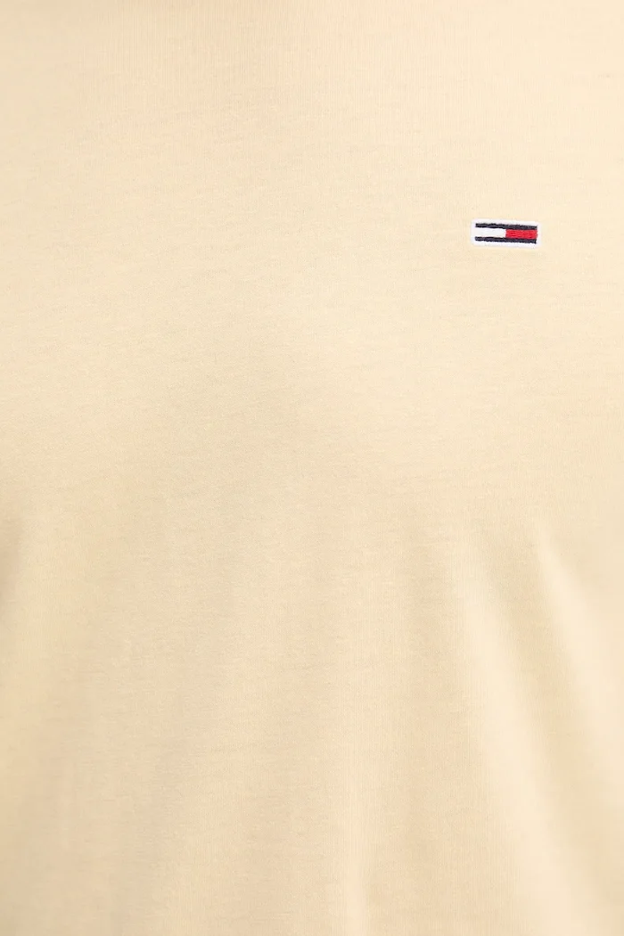 Tommy Jeans тениска мъжка жълта DM0DM20363