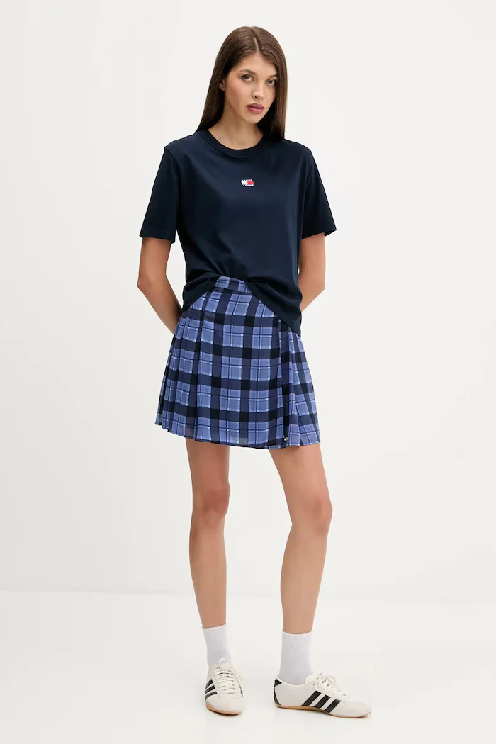 Tommy Jeans тениска от памук тъмносиня DW0DW22202