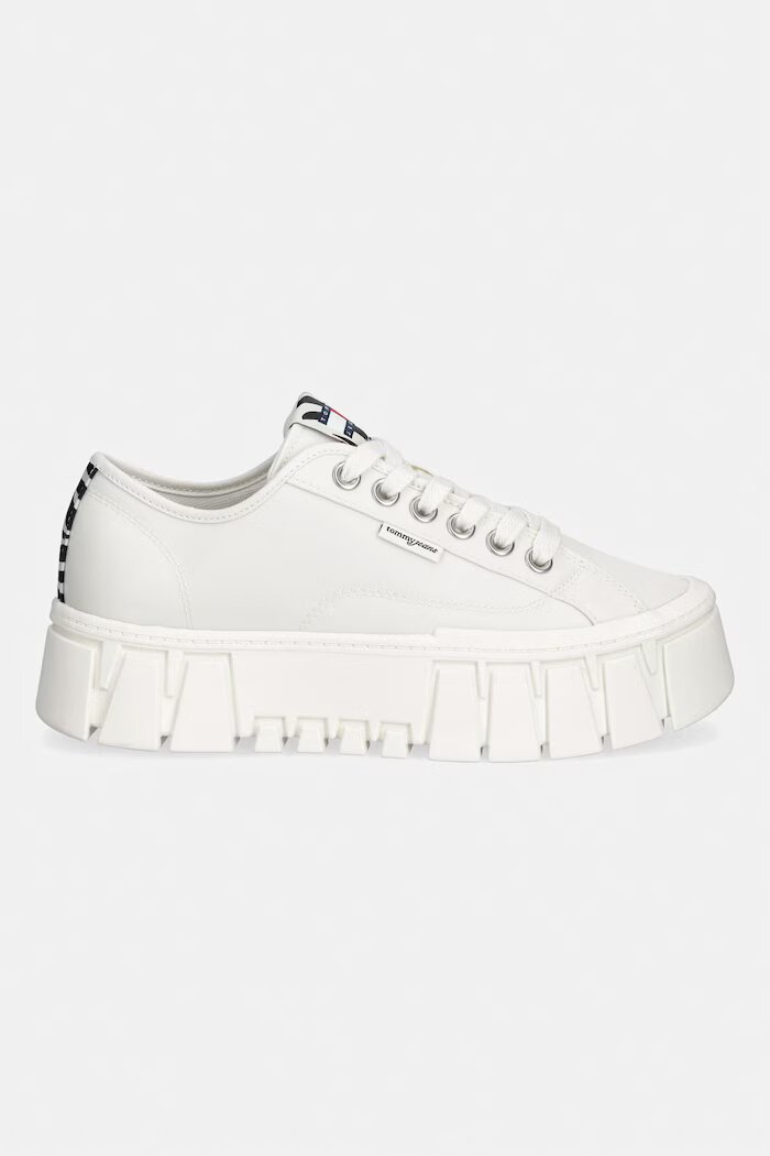 Tommy Jeans TJ PLATFORM SNEAKER ZEBRA маратонки дамски бели EN0EN03070