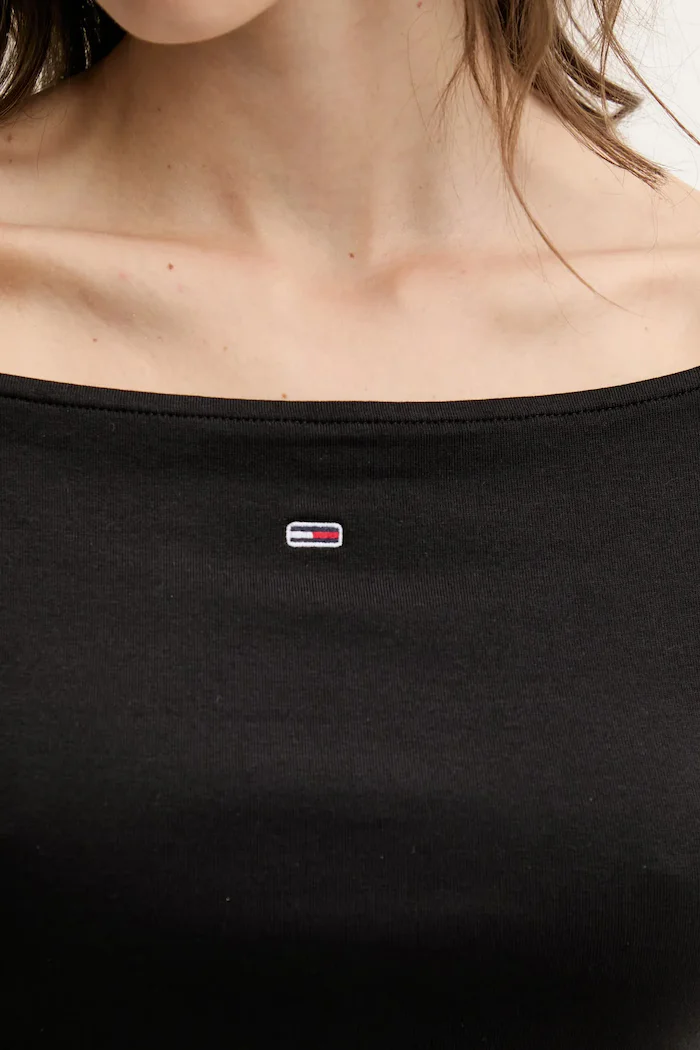 Tommy Jeans Топ в черно DW0DW20234
