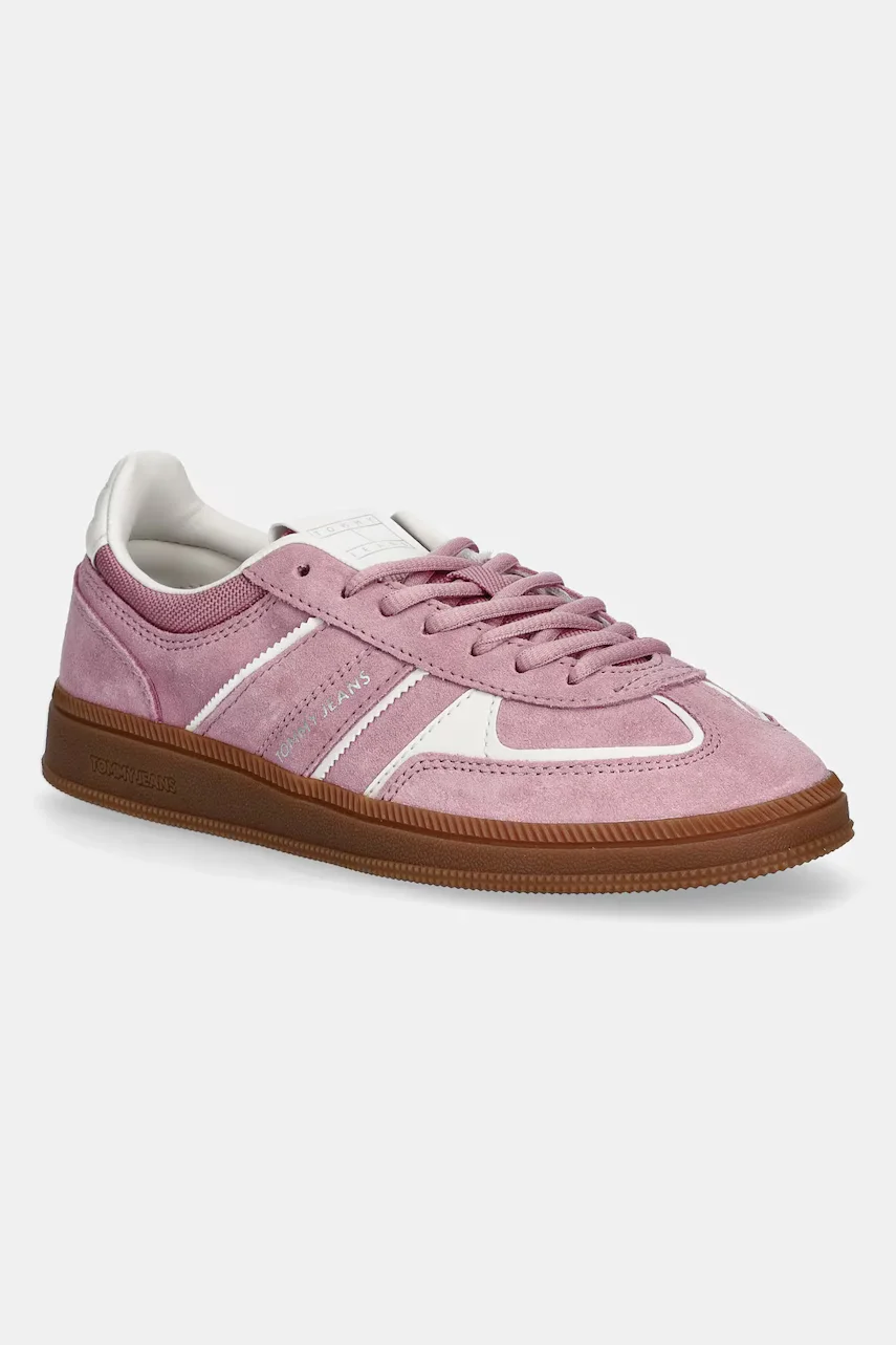 Tommy Jeans Велурени маратонки THE GREENWICH EDGE