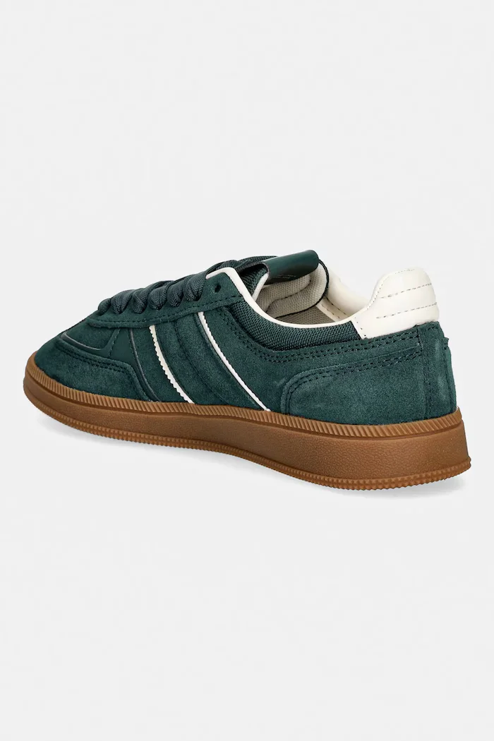 Tommy Jeans Велурени маратонки THE GREENWICH EDGE SUEDE в зелено EN0EN02924