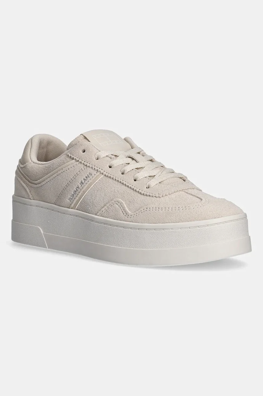 Tommy Jeans Велурени маратонки THE GREENWICH FLATFORM ELEVATED