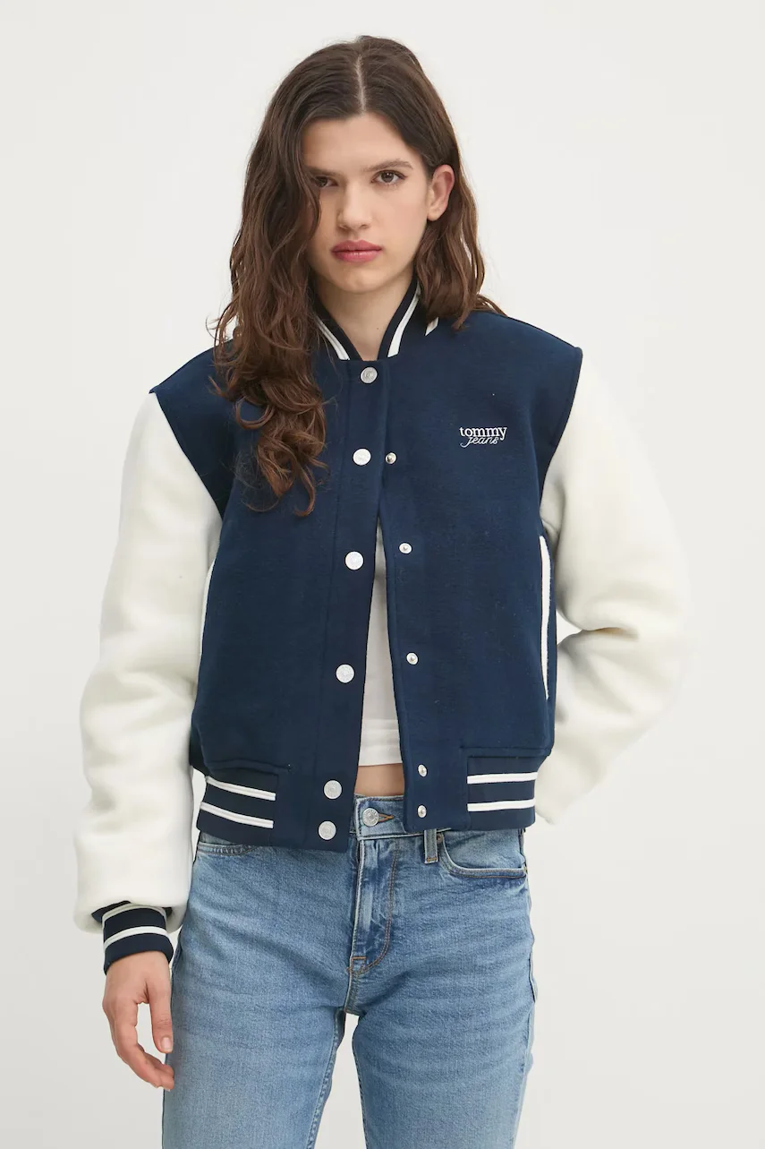 Tommy Jeans Яке бомбър с вълна
