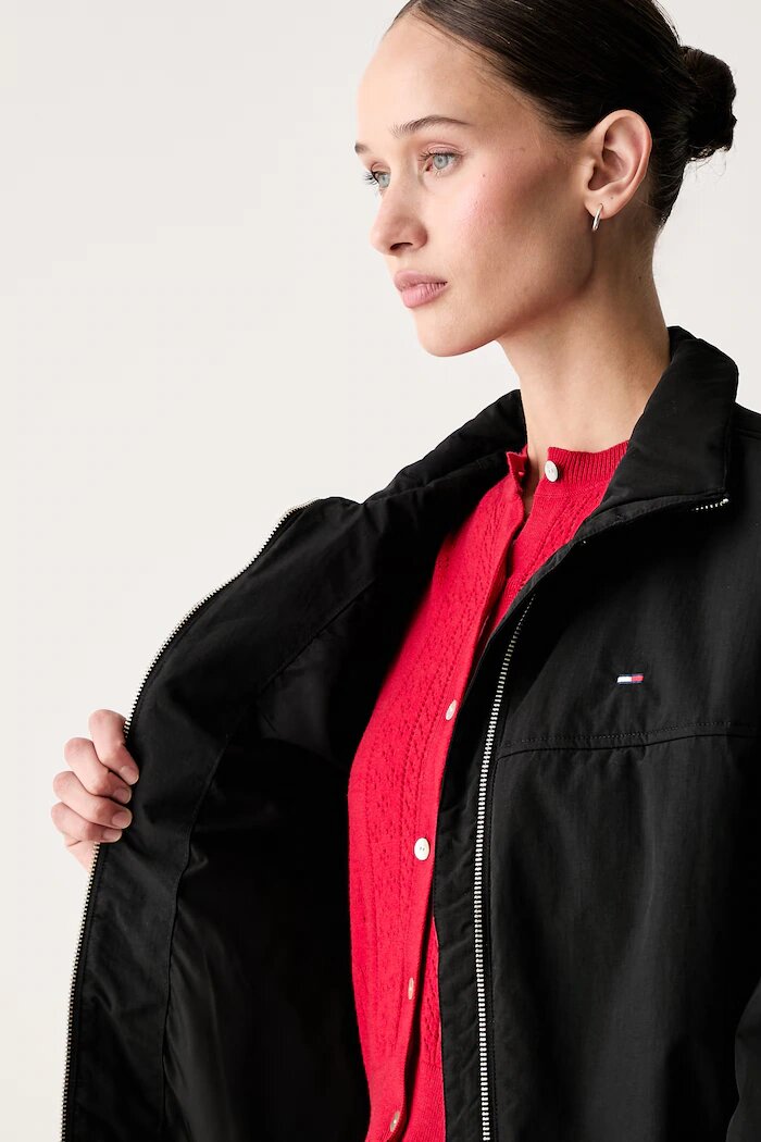 Tommy Jeans яке дамско черно DW0DW22908