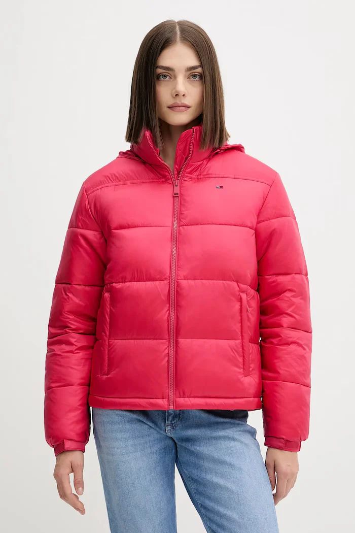 Tommy Jeans Яке в розово зимен модел DW0DW21619
