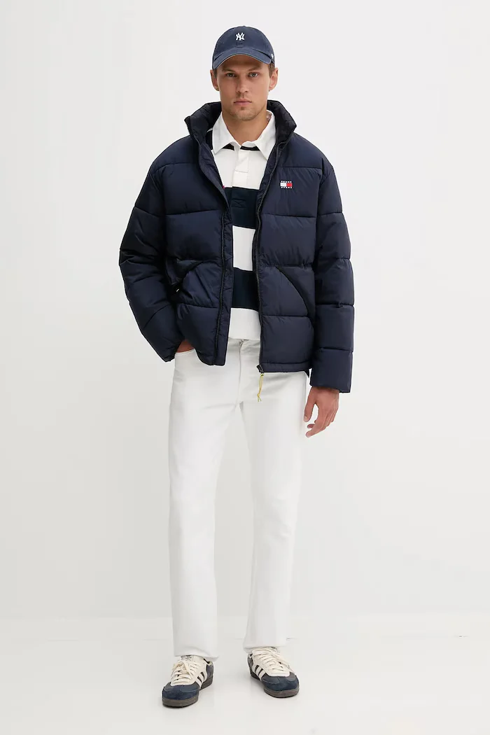 Tommy Jeans Яке в тъмносиньо зимен модел DM0DM22040