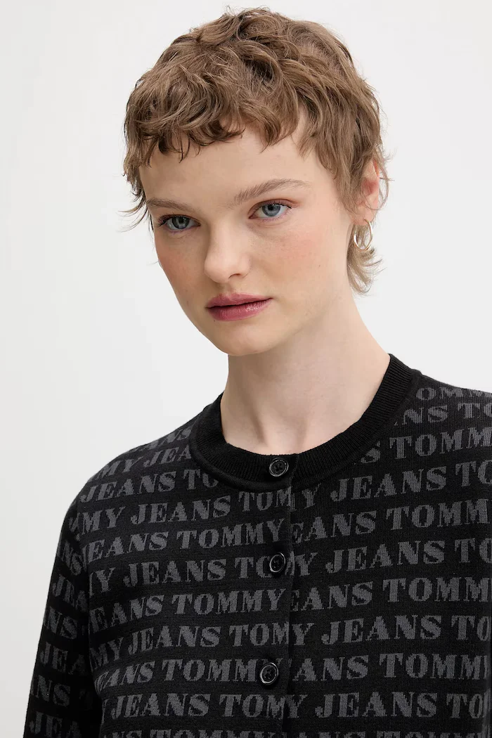 Tommy Jeans Жилетка дамска в черно от лека материя DW0DW22030