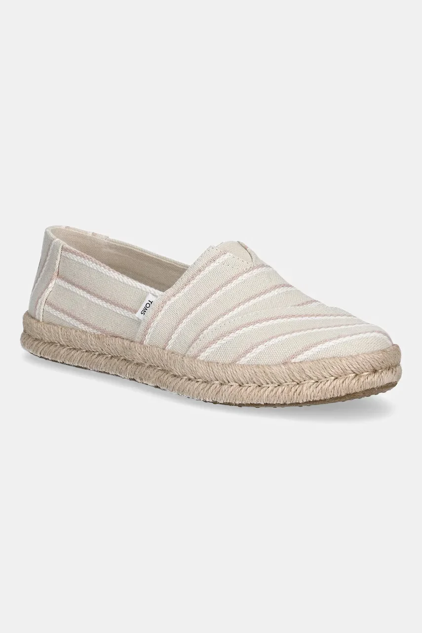 TOMS Еспадрили NATURAL WOVEN STRIPES