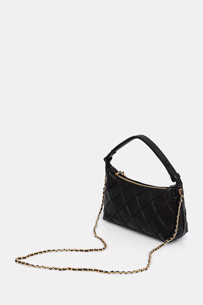 Tory Burch чанта crossbody дамска от кожа Fleming черна 179966