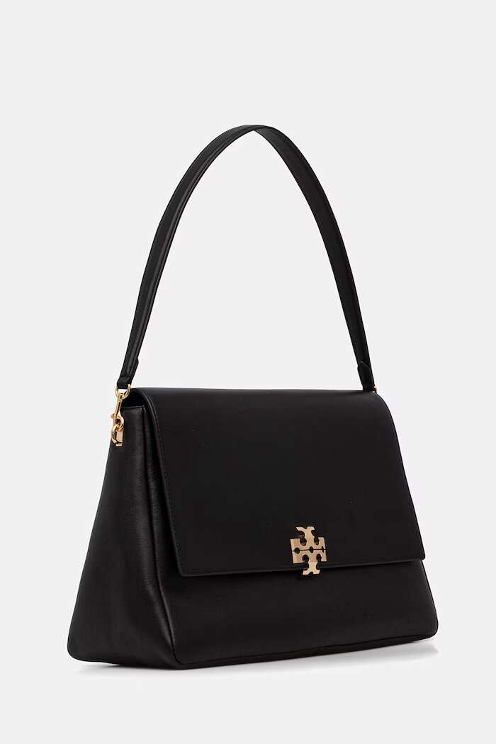 Tory Burch чанта дамска от кожа Charlie черна 180727