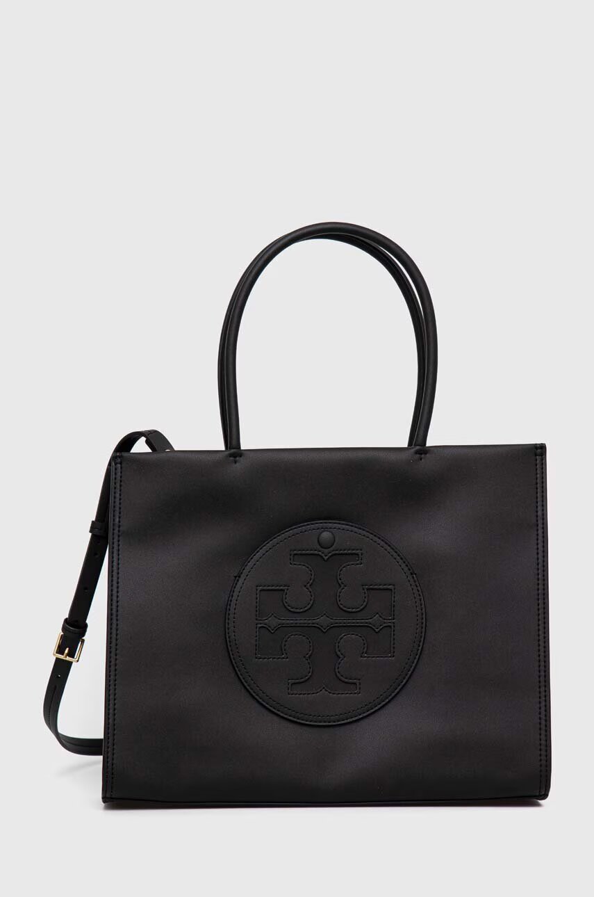 Tory Burch Чанта Ella Bio Small Tote- Black