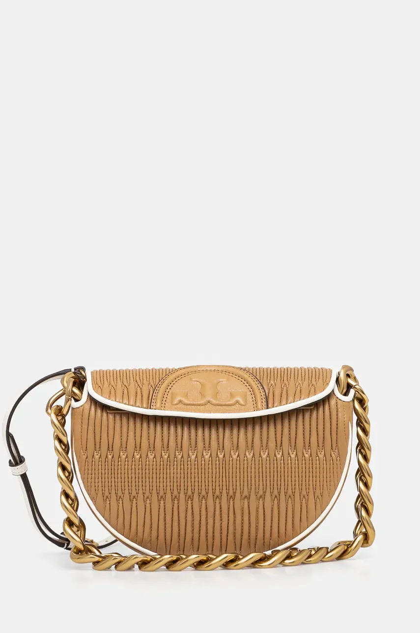 Tory Burch Кожена чанта Fleming