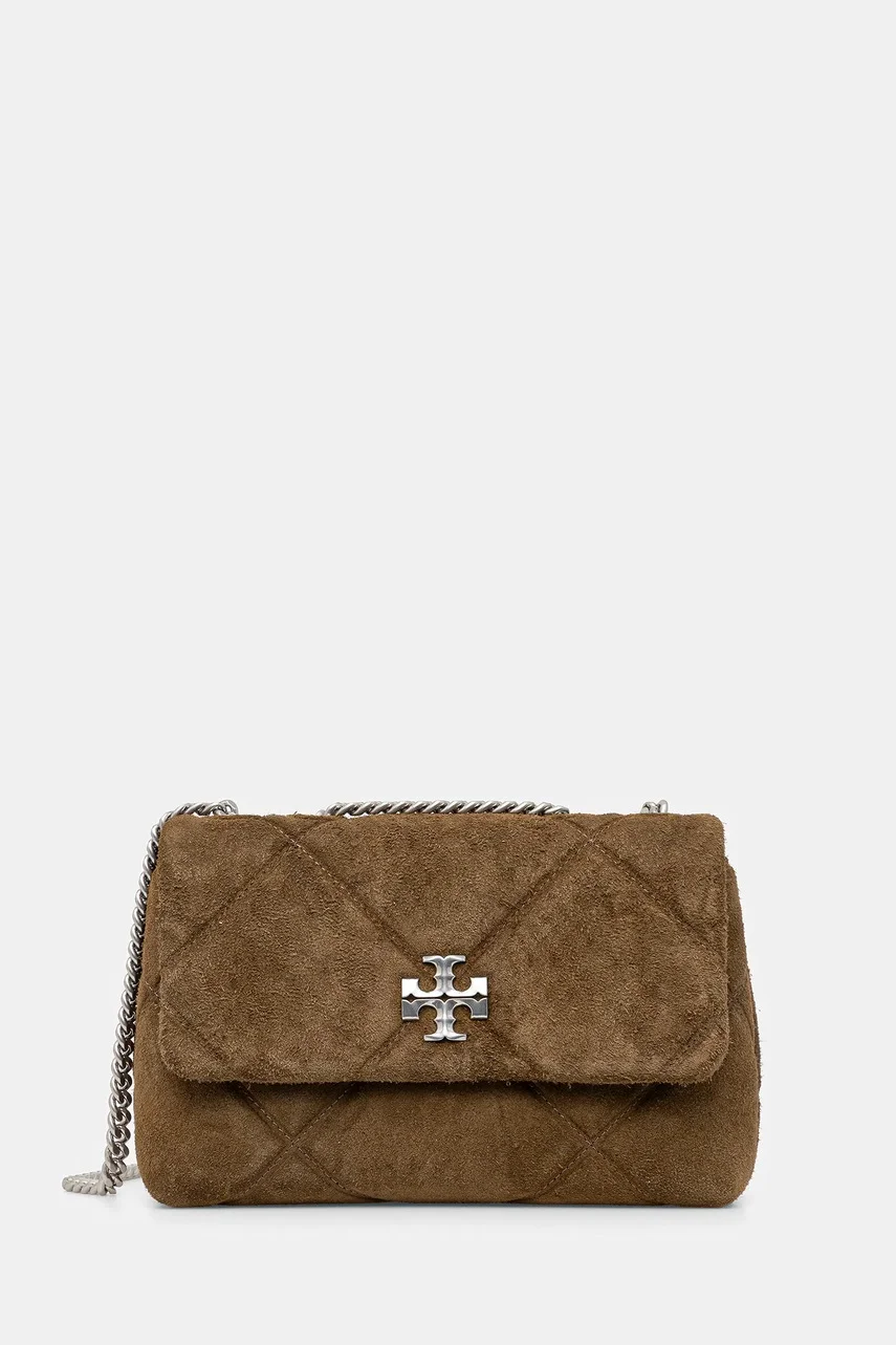 Tory Burch Кожена чанта Kira Diamond Quilt
