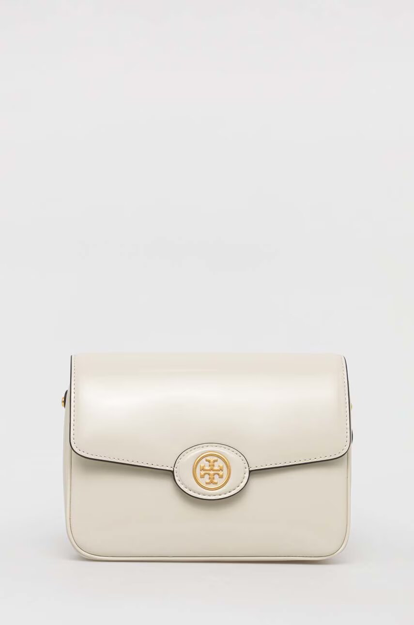 Tory Burch Кожена чанта Robinson Spazzolato