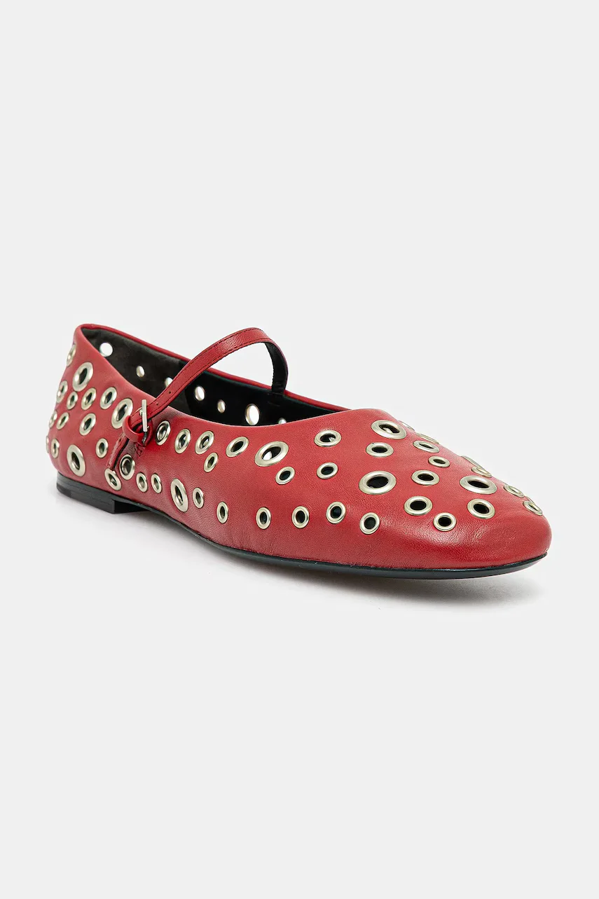 Tory Burch Кожени балеринки Eyelet Mary Jane Ballet
