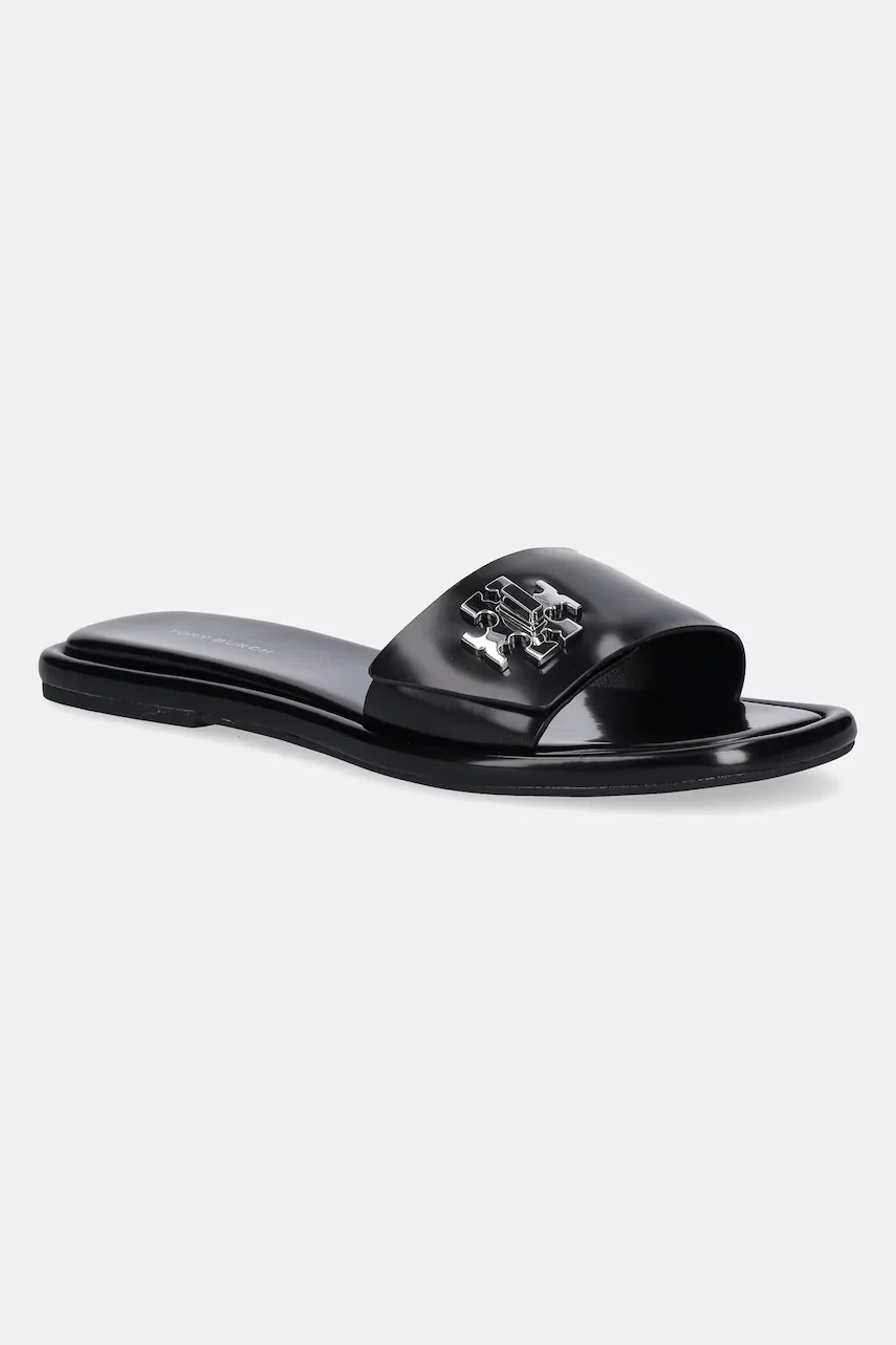 Tory Burch Кожени чехли T Lock Slide