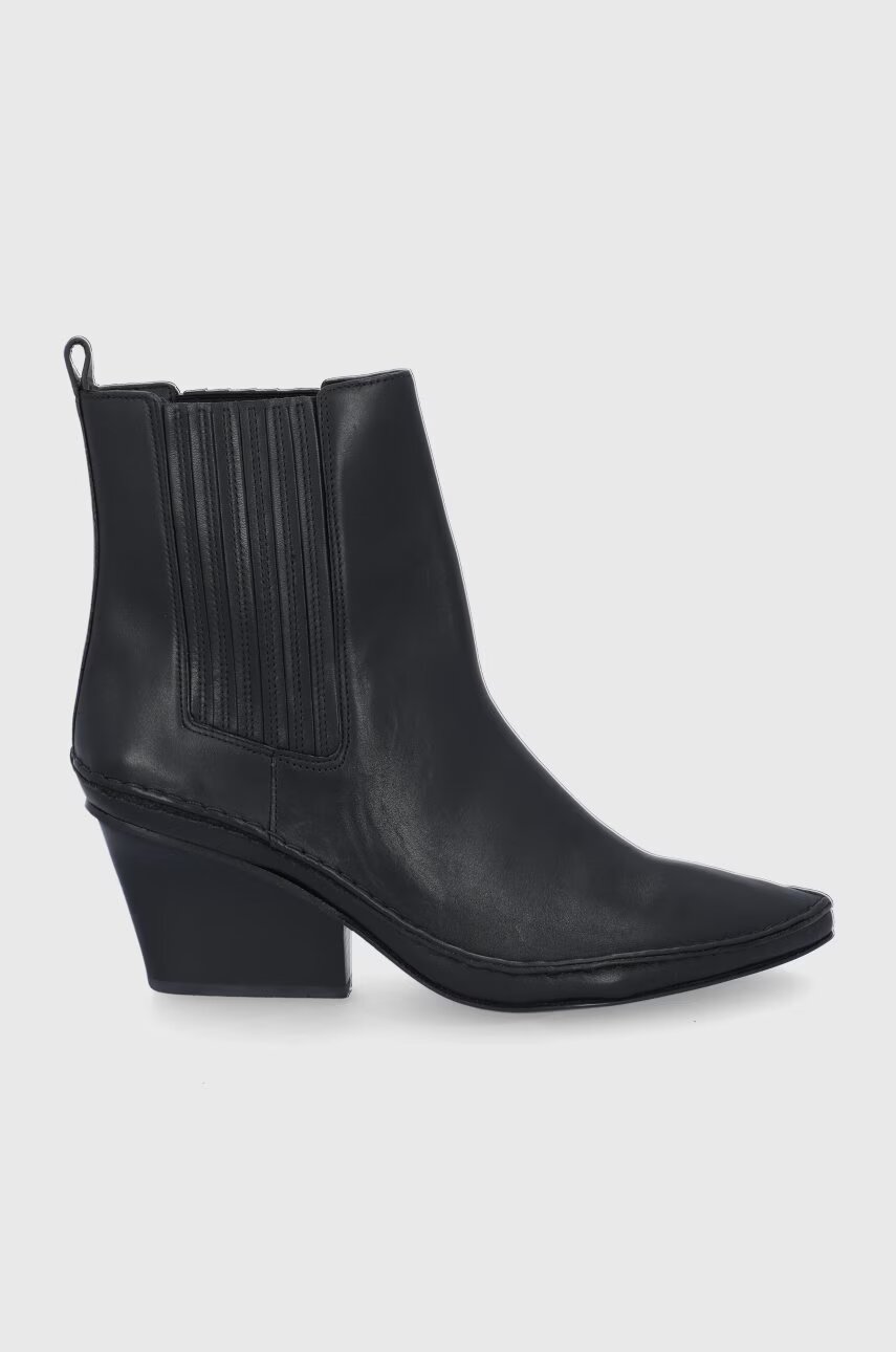 Tory Burch Кожени каубойски ботуши