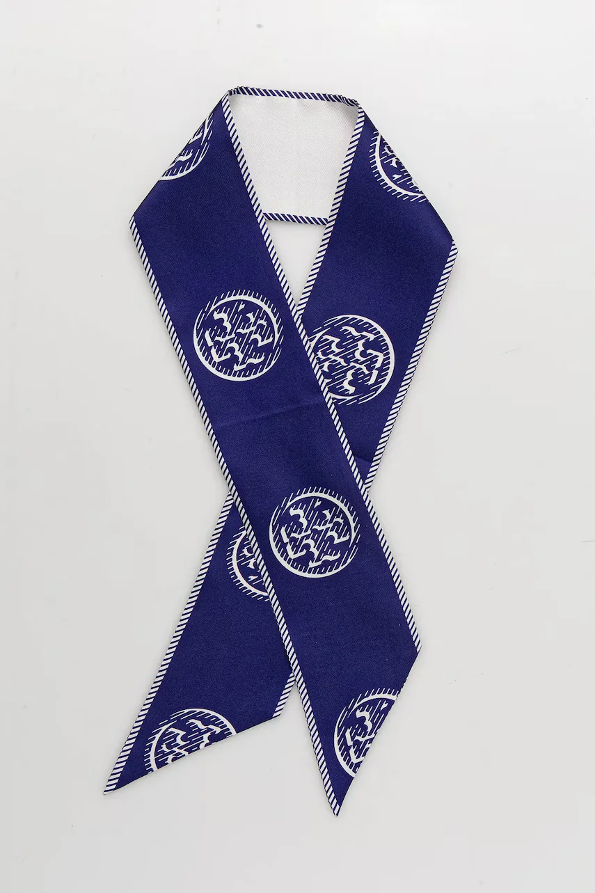Tory Burch Шалче с коприна Medallion