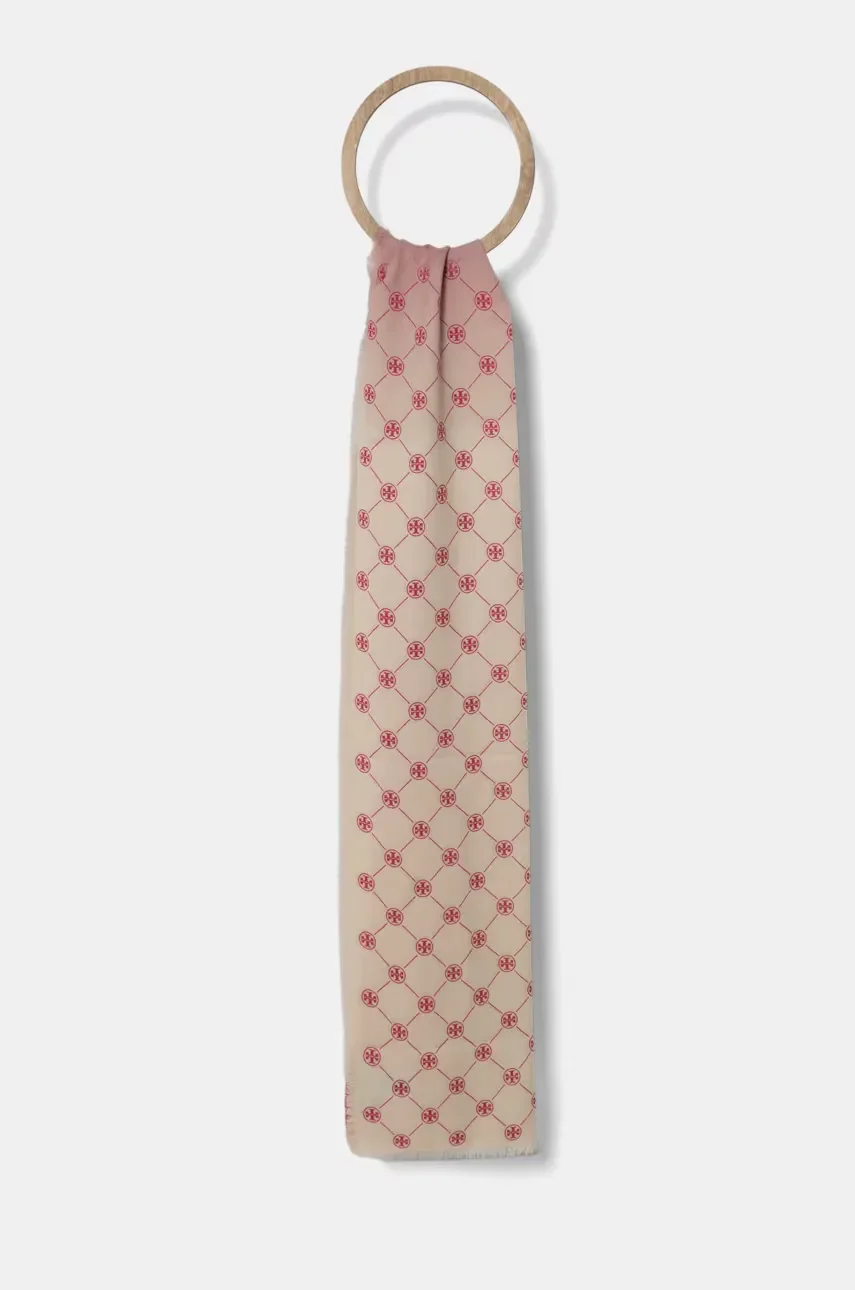 Tory Burch Вълнен шал T Monogram Oblong