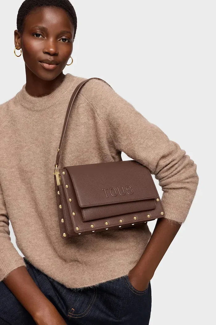 TOUS чанта crossbody дамска от имитация на кожа кафява 2002375243