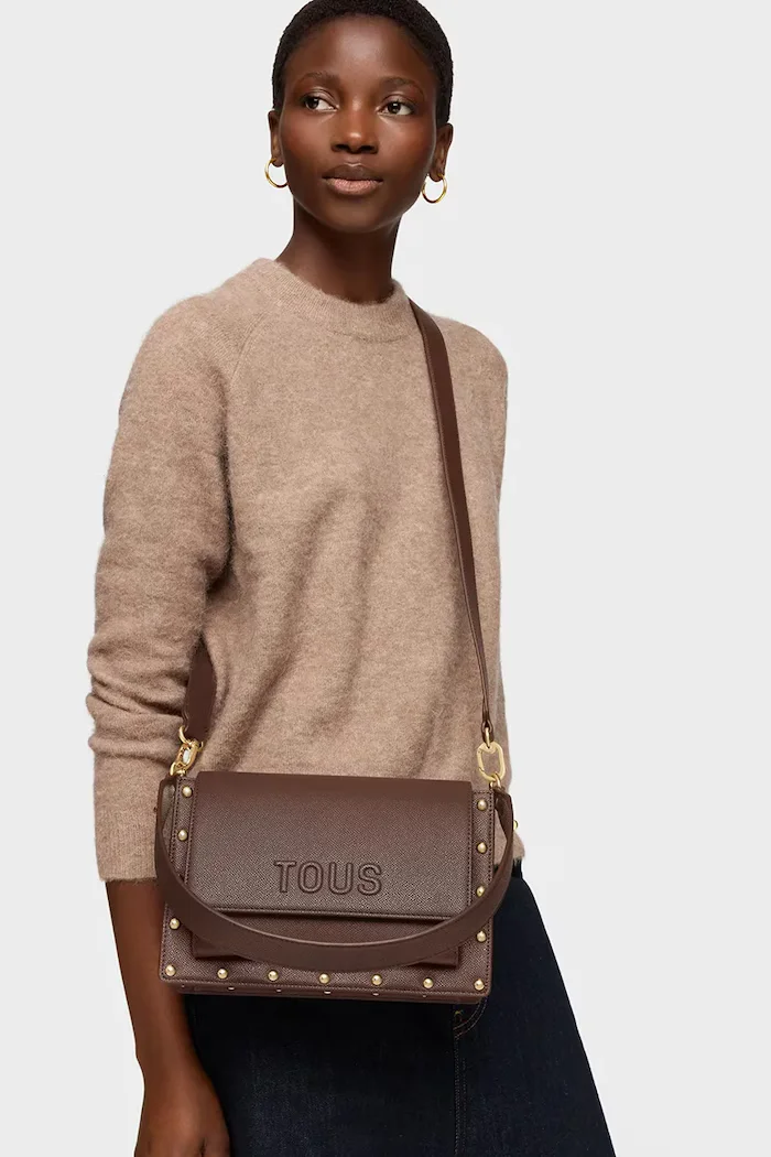 TOUS чанта crossbody дамска от имитация на кожа кафява 2002375243