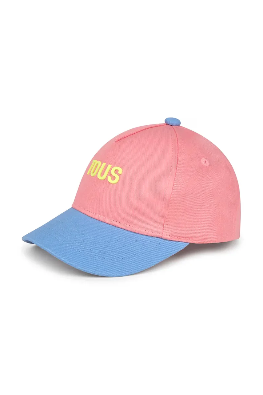 TOUS Детска памучна шапка с козирка Cap